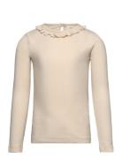 Nmfgago Dia Ls Slim Top Lil Cream Lil'Atelier