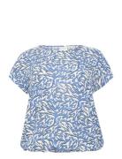 Kcjenny Top Blue Kaffe Curve