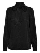 Slfceleste Ls Tie Shirt B Black Selected Femme