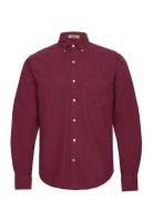 Reg Ut Brushed Oxford Shirt Burgundy GANT