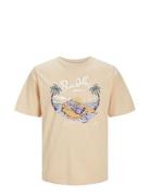 Jjzion Tee Ss Crew Neck Jnr Yellow Jack & J S