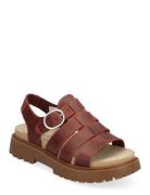 Clairemont Way Fisherman Sandal Dark Red Full Grain Burgundy Timberlan...