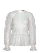 Sequins Blouse White Stella Nova