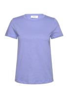 Rwavenue Ss T-Shirt Blue Rosemunde