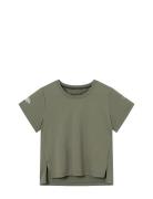 Oncourt Crop Wpc T-Shirt Green Cuera