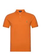 Slim Fit Mesh Polo Shirt Orange Polo Ralph Lauren