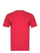 Custom Slim Fit Jersey Crewneck T-Shirt Red Polo Ralph Lauren