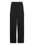 Washed Technical Cargo Trousers Black HAN Kjøbenhavn