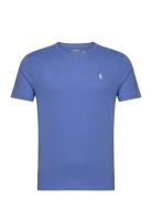 Custom Slim Fit Jersey Crewneck T-Shirt Blue Polo Ralph Lauren