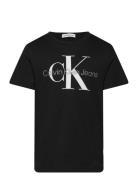 Ck Monogram Ss T-Shirt Black Calvin Klein