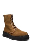 Th Everyday Core Suede Boot Brown Tommy Hilfiger