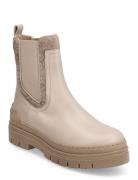 Feminine Felt Chelsea Bootie Beige Tommy Hilfiger