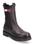 Tjw Warmlined Chelsea Boot Brown Tommy Hilfiger