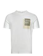 Overlay Box Logo T-Shirt White Calvin Klein