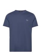 Ringer T-Shirt Blue Fred Perry
