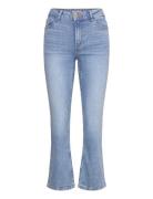 Trouser Karen Cropped Fresh Bl Blue Lindex