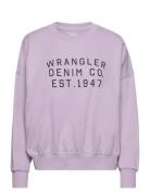 Crew Sweat Purple Wrangler