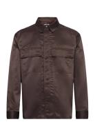 Fabian Shirt Brown Wood Wood