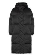 Tjw Long Satin Puffer Black Tommy Jeans