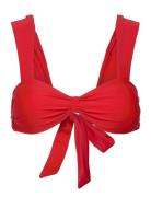 Bandeau Bikini Top Red Rosemunde