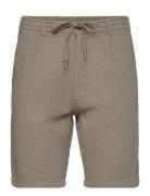 Linen Blend Herringb Short Green Lindbergh