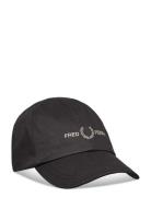 Graphic Twill Cap Black Fred Perry