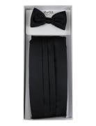 Polyester Cummerbund Set Black Portia 1924