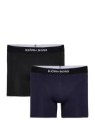 Premium Cotton Stretch Boxer 2P Black Björn Borg