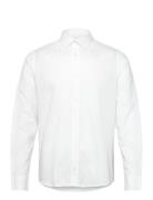 Jamie Cotton Linen Shirt Ls White Clean Cut Copenhagen