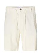 Slhregular-Brody Linen Shorts Noos Cream Selected Homme