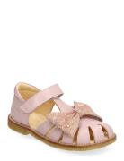 Sandals - Flat - Closed Toe Pink ANGULUS