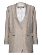 Cmcilly-V-Shape-Blazer Beige Copenhagen Muse