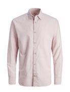 Jjesummer Linen Blend Shirt Ls Sn Pink Jack & J S