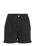 Vijo Hw Black Denim Shorts Black Vila