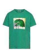 Special Artwork T-Shirt Green Tom Tailor