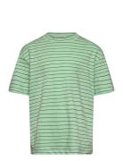 Over Striped T-Shirt Green Tom Tailor