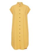 Byfalakka Ss Shirt Dress - Yellow B.young