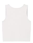 Nlfdinci Sl Crop Tank Top White LMTD