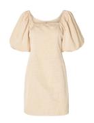 Slffirmina 3/4 On Off Short Dress B Cream Selected Femme