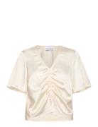 Serafina Ss Blouse Cream Noella