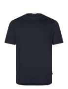 Mercerized Cotton Tee S/S Navy Lindbergh Black