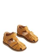 Sandal Closed Toe Sky Orange Wheat