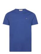 Slim Shield Ss T-Shirt Blue GANT