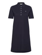 Slim Shield Ss Pique Polo Dress Navy GANT