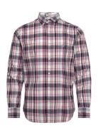 Reg Colorful Poplin Check Shirt Black GANT