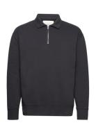 Logo Half Zip Black GANT