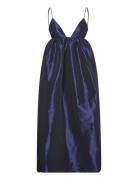 Shiny Taffeta Blue Ganni