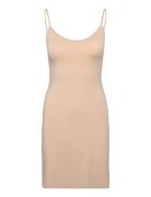 Mschbetrina Strap Dress Beige MSCH Copenhagen