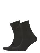 Th Women Sock Casual 2P Black Tommy Hilfiger