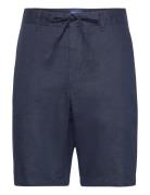 Relaxed Linen Ds Shorts Navy GANT